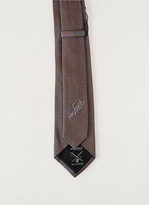 Cravate imprimé fantaisie marron VAN LAACK homme