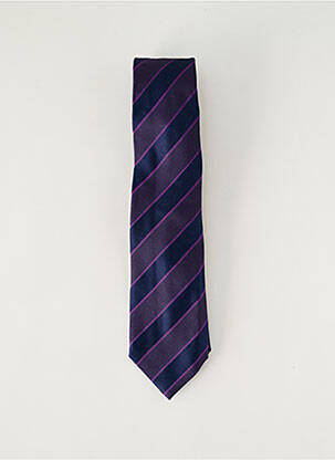 Cravate imprimé rayures violet VAN LAACK homme