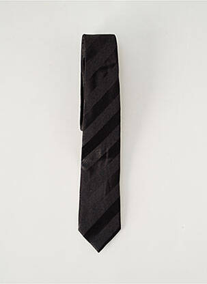 Cravate imprimé rayures noir PAUL SMITH homme