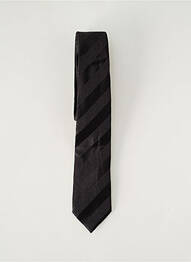 Cravate imprimé rayures noir PAUL SMITH homme