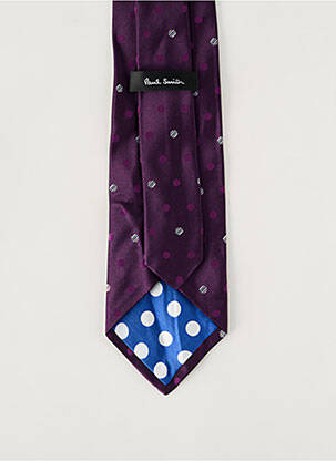 Cravate imprimé pois violet PAUL SMITH homme