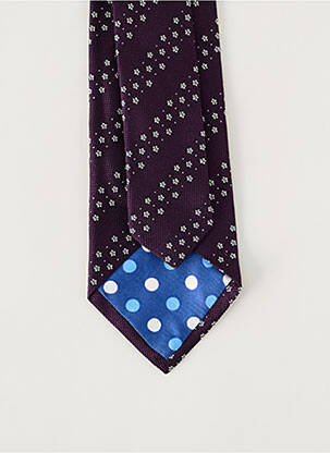 Cravate imprimé fantaisie violet PAUL SMITH homme