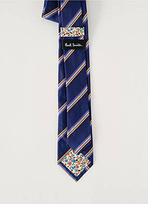 Cravate imprimé rayures bleu PAUL SMITH homme