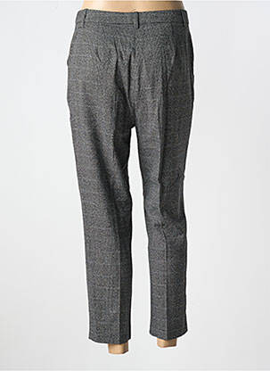 Pantalon chino fermeture zippée sous rabat boutonné taille normale gris VERO MODA femme