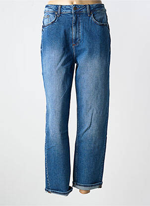 Jeans coupe droite stretch taille normale bleu B.YOUNG femme