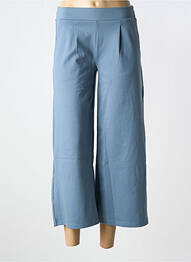 Pantalon 7/8 stretch taille normale bleu ICHI femme