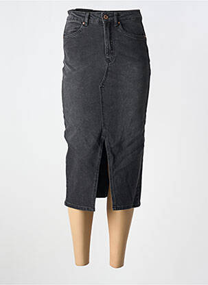 Jupe mi-longue stretch noir VERO MODA femme