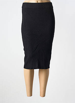Jupe mi-longue stretch noir B.YOUNG femme