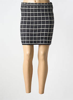 Jupe courte taille élastique noir VERO MODA femme