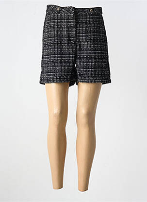 Short taille à pinces taille haute noir VERO MODA femme