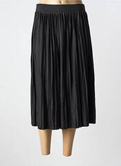 Jupe mi-longue noir ICHI pour femme seconde vue