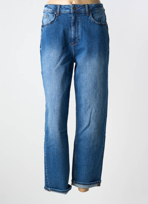Jeans coupe droite stretch taille normale bleu B.YOUNG femme
