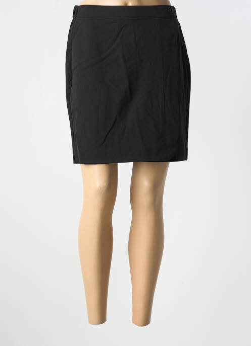 Jupe short tissage popeline noir B.YOUNG femme