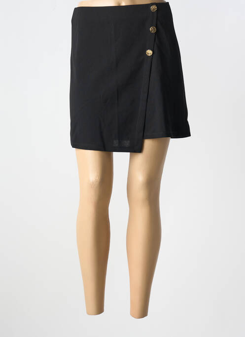 Jupe courte taille élastique noir VERO MODA femme