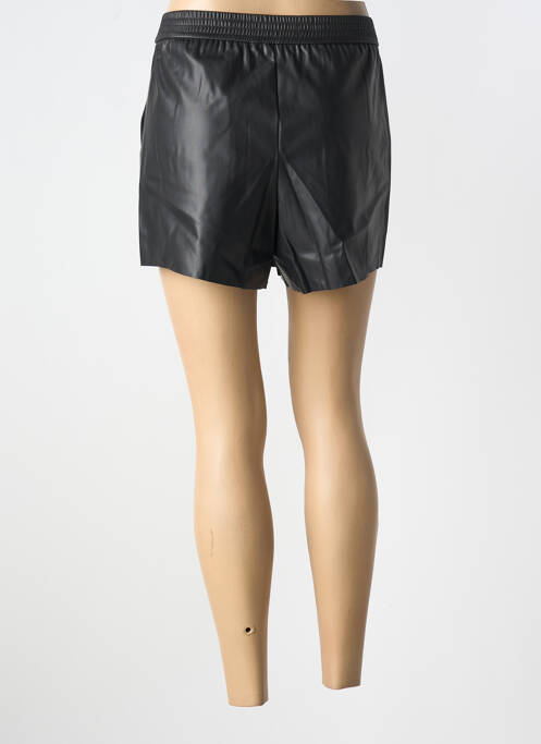 Short tissage simili-cuir taille normale noir VERO MODA femme
