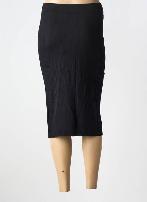 Jupe mi-longue noir FRANSA pour femme