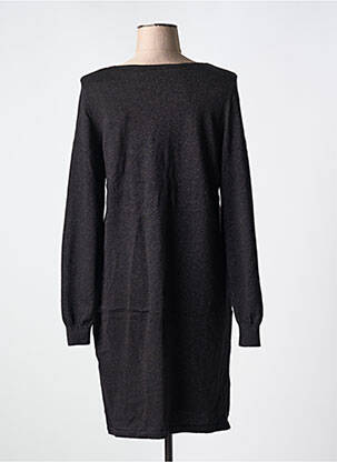 Robe pull col v manches longues noir VERO MODA femme
