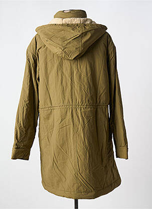 Parka manches longues a capuche vert B.YOUNG femme