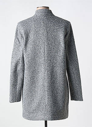 Manteau long coupe cintrée sans capuche gris VERO MODA femme
