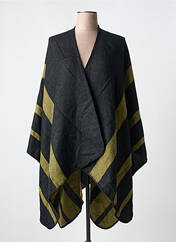Poncho vert ICHI pour femme seconde vue