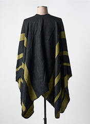 Poncho vert ICHI pour femme seconde vue