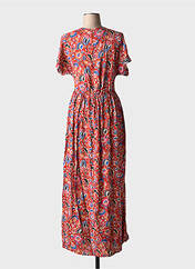 Robe longue orange VERO MODA pour femme seconde vue