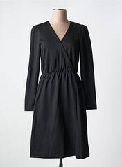 Robe mi-longue noir ICHI pour femme seconde vue
