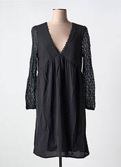 Robe mi-longue noir LILIE ROSE pour femme seconde vue