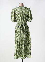 Robe mi-longue vert SORBET pour femme seconde vue