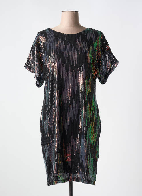 Robe courte noir LILIE ROSE pour femme