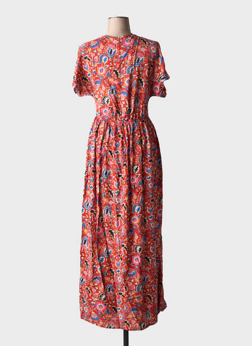 Robe longue orange VERO MODA pour femme