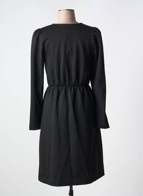 Robe mi-longue noir ICHI pour femme
