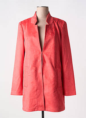 Manteau long coupe cintrée sans capuche rouge VERO MODA femme