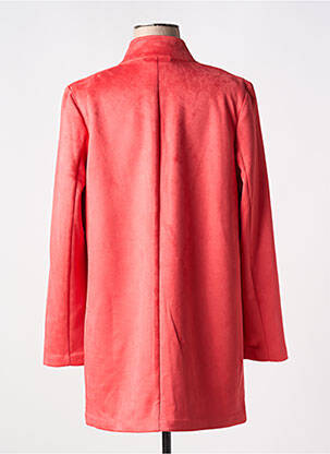 Manteau long coupe cintrée sans capuche rouge VERO MODA femme