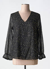 Blouse noir LILIE ROSE pour femme seconde vue
