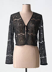 Gilet manches longues noir FRANSA pour femme seconde vue