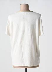 T-shirt beige VERO MODA pour femme seconde vue
