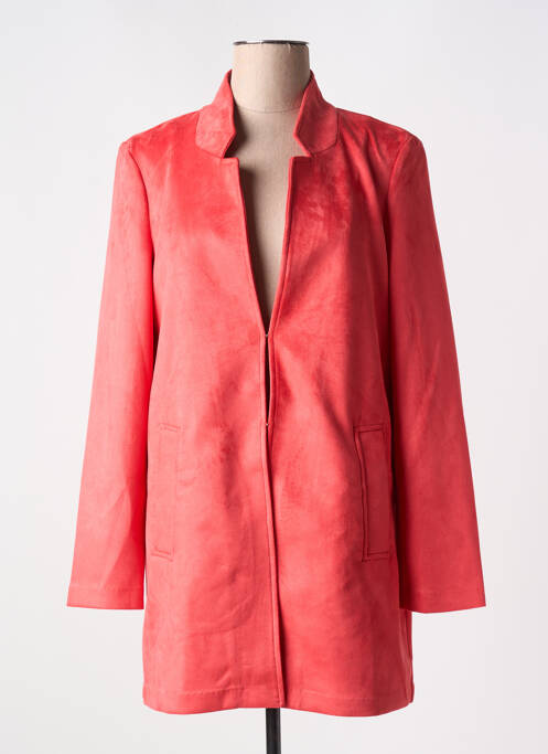 Manteau long rouge VERO MODA pour femme