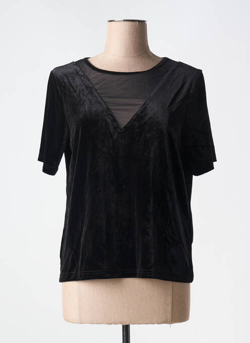 Top noir ICHI pour femme