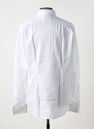 Chemise manches longues coupe cintrée blanc VAN LAACK homme