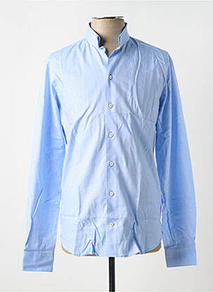 Chemise manches longues coupe cintrée bleu VAN LAACK homme