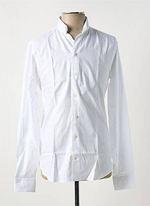 Chemise manches longues coupe cintrée blanc VAN LAACK homme