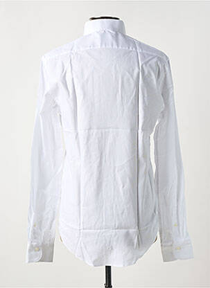 Chemise manches longues coupe cintrée blanc VAN LAACK homme