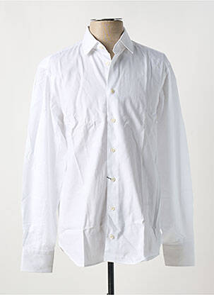 Chemise manches longues coupe cintrée blanc VAN LAACK homme