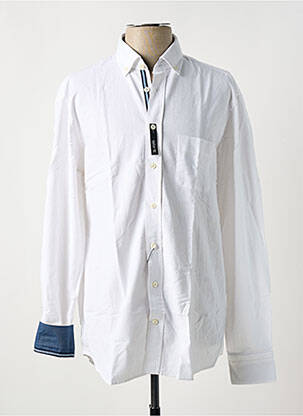 Chemise manches longues coupe cintrée blanc VAN LAACK homme