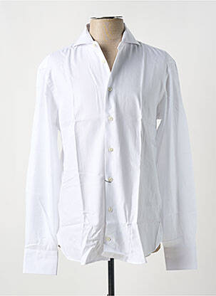 Chemise manches longues coupe cintrée blanc VAN LAACK homme