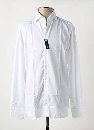 Chemise manches longues coupe cintrée blanc VAN LAACK homme