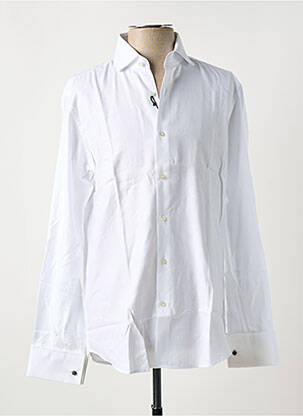 Chemise manches longues coupe cintrée blanc HUGO BOSS homme