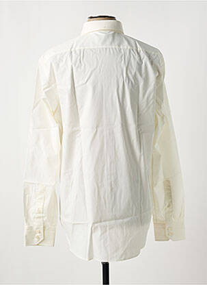 Chemise manches longues coupe cintrée beige HUGO BOSS homme