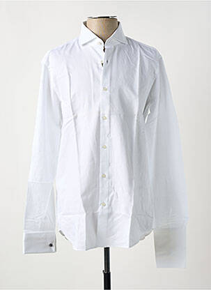 Chemise manches longues coupe cintrée blanc HUGO BOSS homme